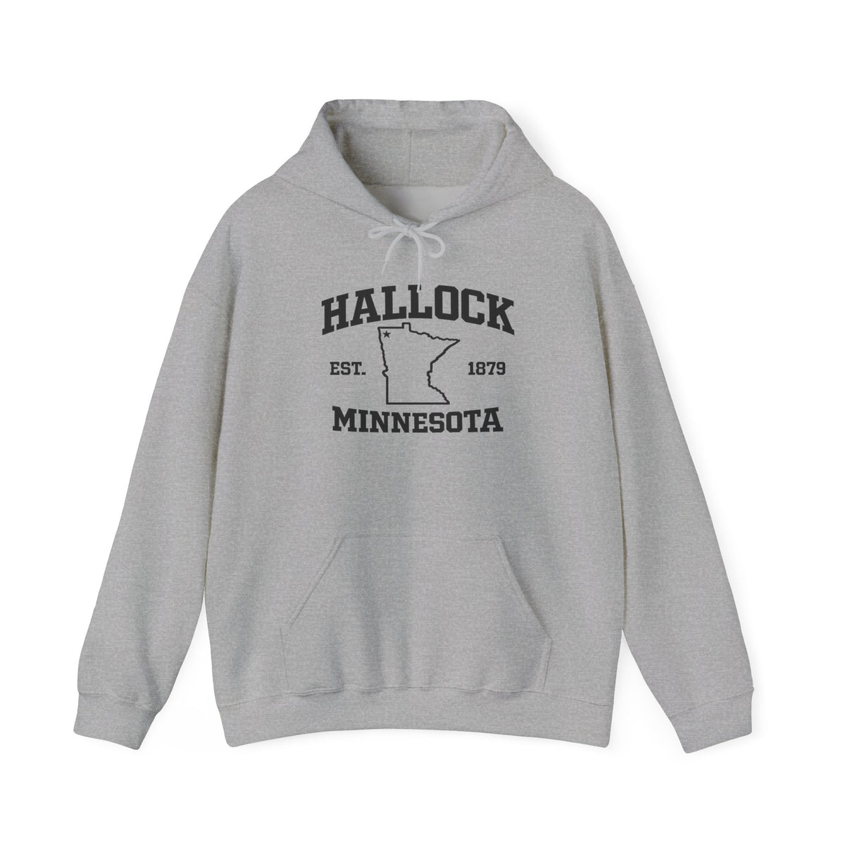 Hallock Minnesota Hoodie | Hallock MN est. 1879